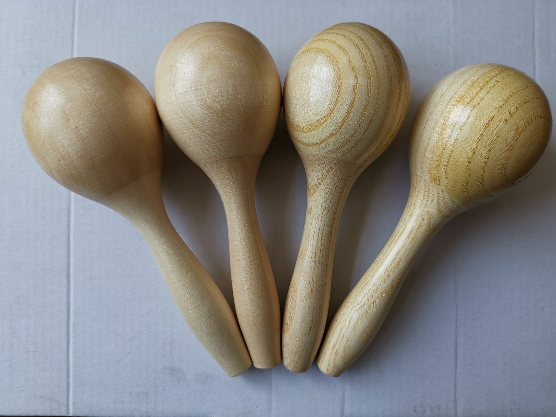 15cm木质原色沙锤 小号沙锤 打击乐器 手摇发声沙锤 玩具乐器