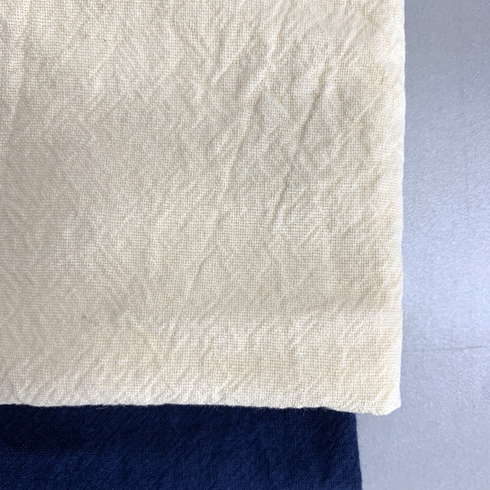 全棉棉麻布料 16支水洗棉布 15支仿麻无弹 童装连衣裙衬衫短裤布