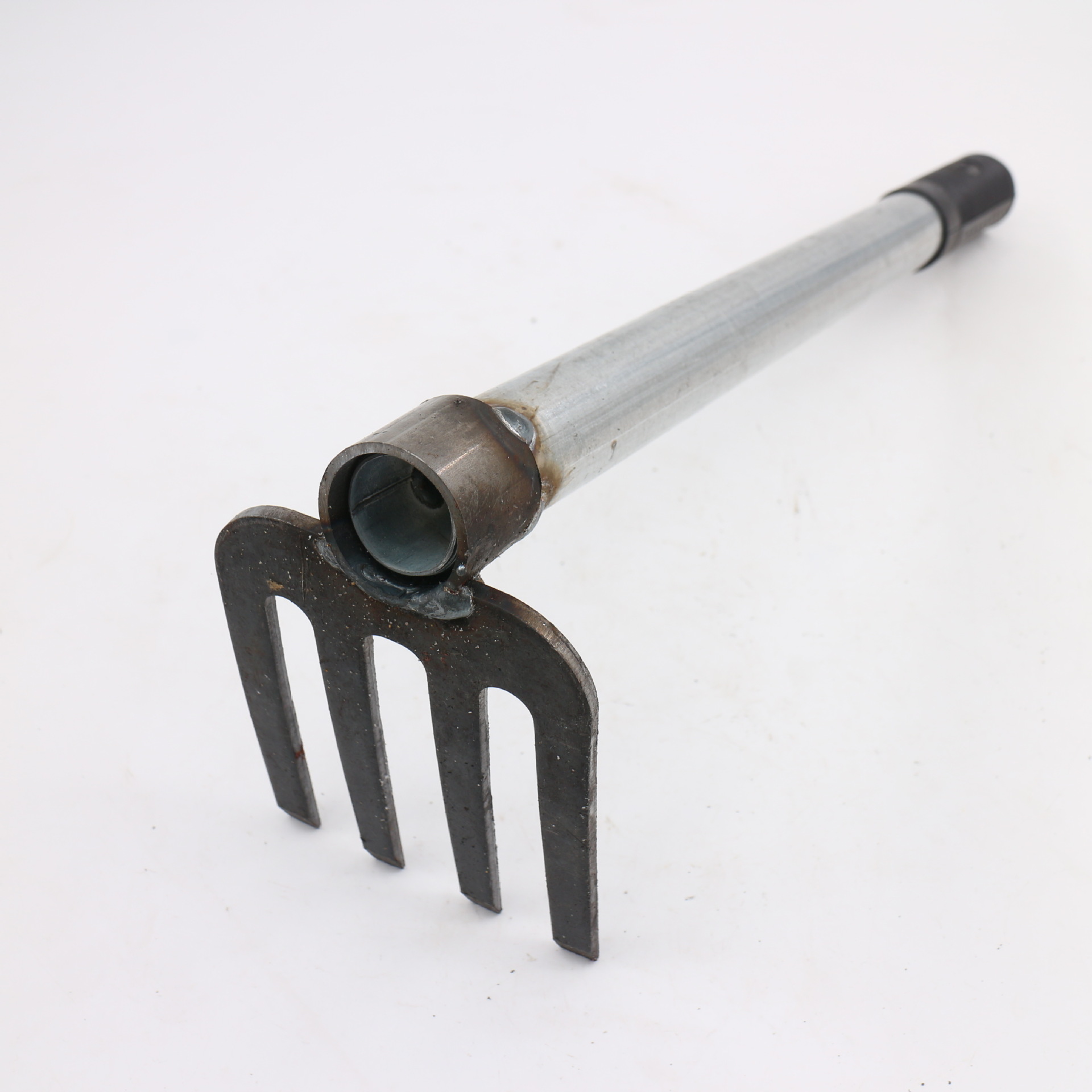 厂家批发挖螃蟹蛤蜊贝壳螺花蛤加厚四齿钉耙耙子铁耙赶海工具