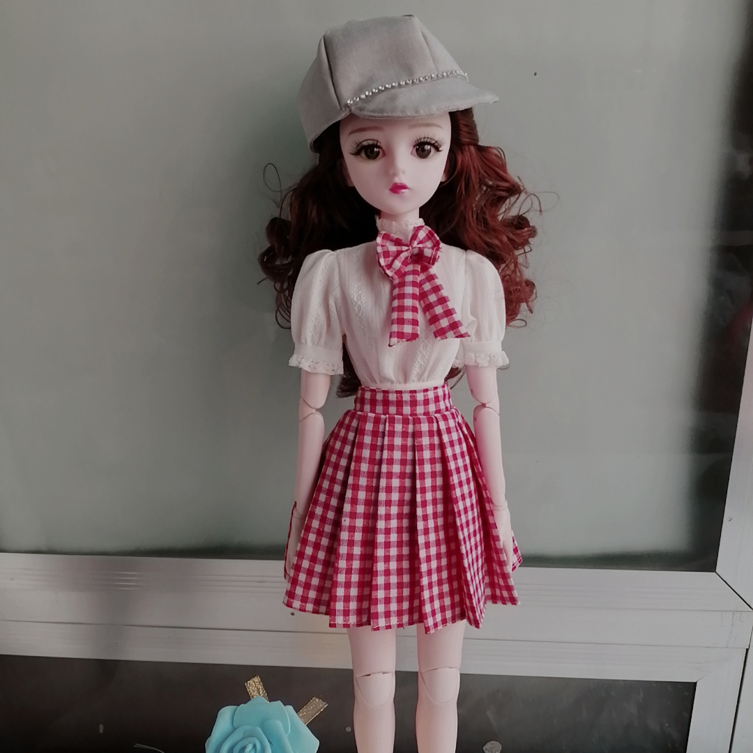 厂家直销60厘米小清新休闲时装娃衣洋娃娃换装3分bjd娃娃衣服