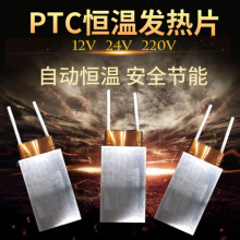 220伏发热体PTC发热片板器12v电热片恒温加热片芯保温除湿防潮