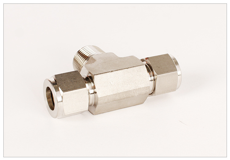 生产销售卡套三通终端接头 多种规格可选 支持定制 量大从优