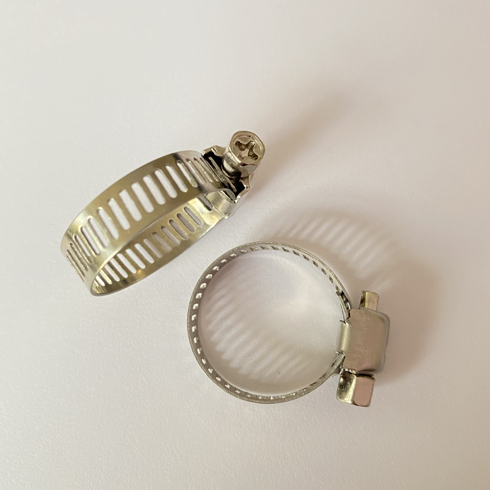 镀镍半钢小美式十字不锈钢喉箍 强力不锈钢卡箍 通信抱箍管箍卡箍