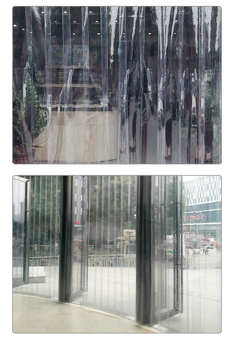 厂家直销pvc软门帘透明塑料门帘冬季保暖空调门帘防风防尘隔断帘