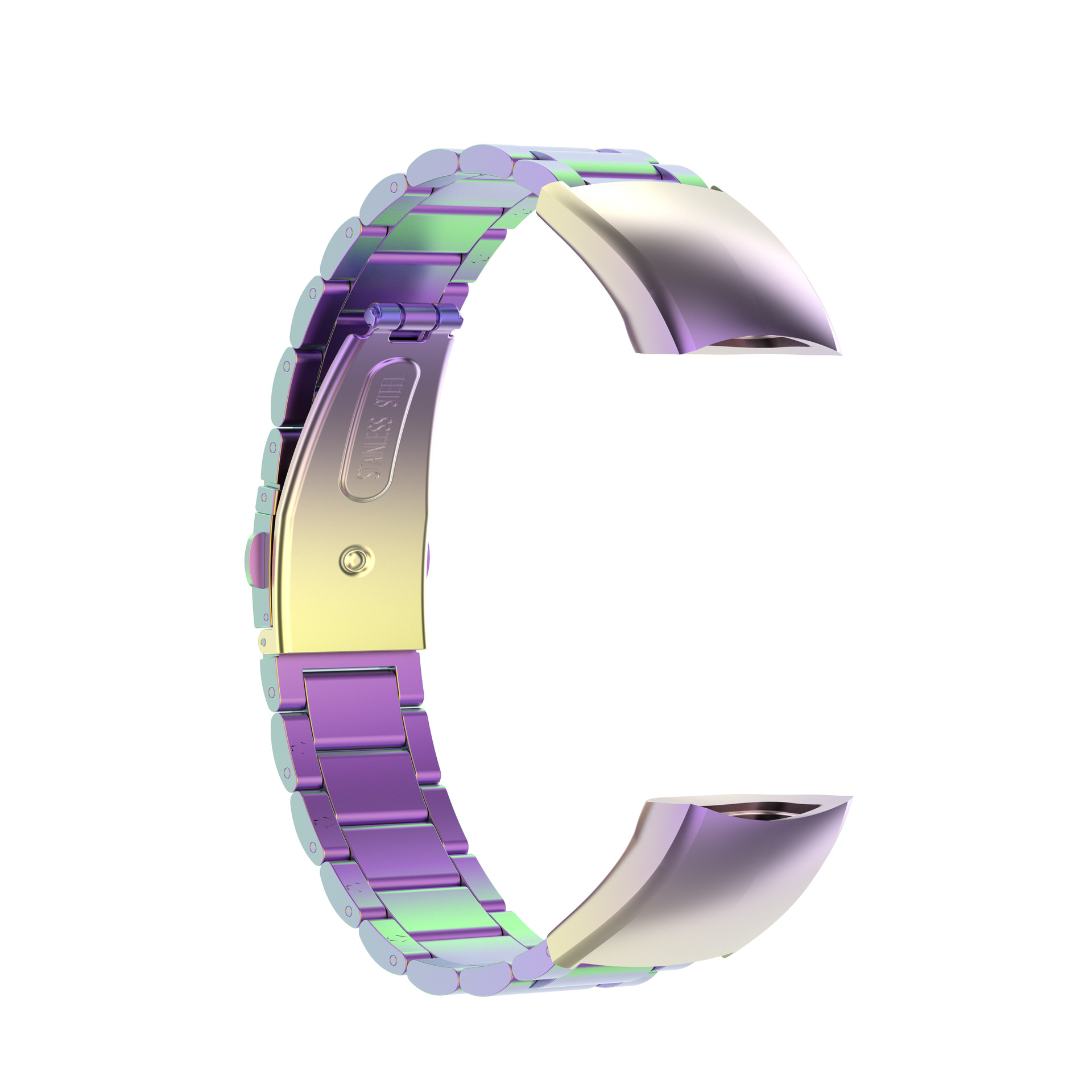 适用于华为honor荣耀手环5 crs-19s荣耀4 crs-b19三珠钢带表带