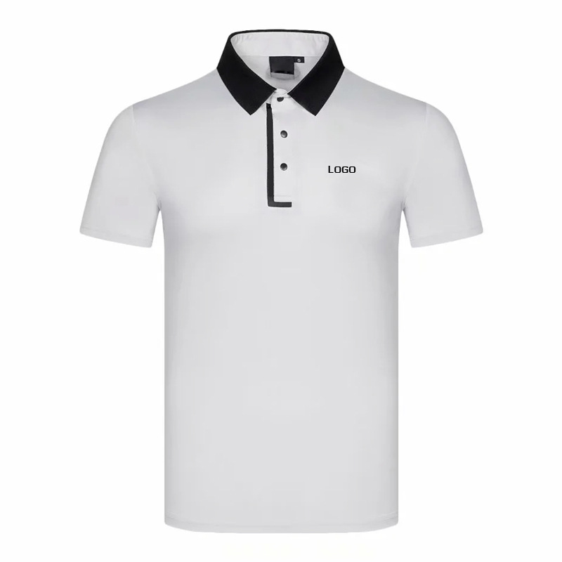 高尔夫男装短袖t恤排汗速干透气golf服装polo衫定制团体加logo