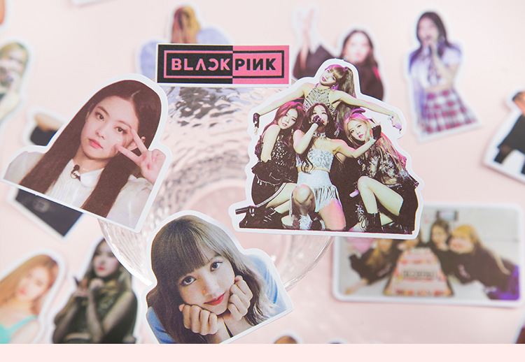 blackpink手帐贴纸lisa金智妮jennie金智秀明星周边手机电脑贴画