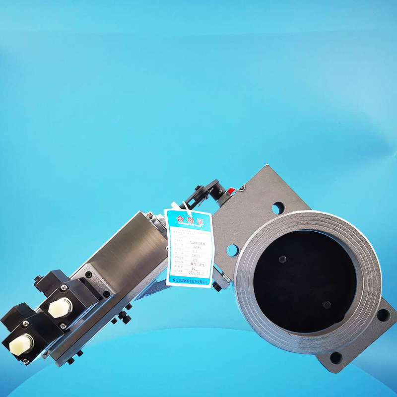 dqsw2气动双位蝶阀 炉气 烟道气动双位蝶阀 电动球磨双位铸铁蝶阀