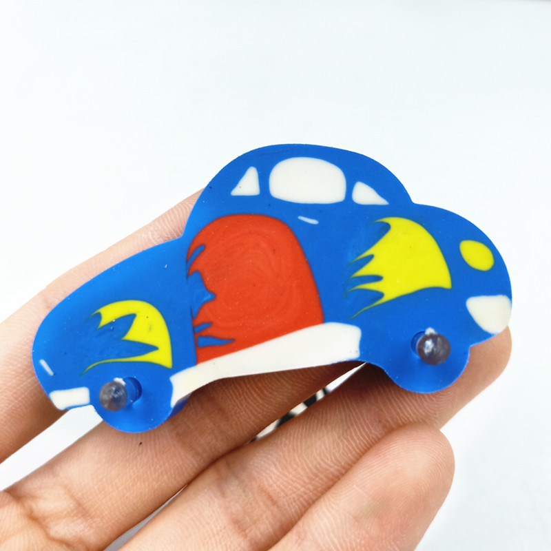 韩版创意3d卡通汽车橡皮擦可拆卸拼装玩具车橡皮擦儿童幼儿园礼物