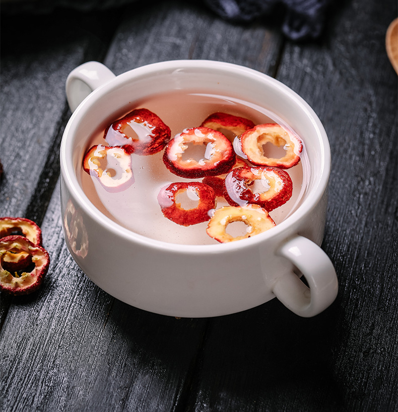 朝夕四季 无籽山楂片瓶装组合花果茶 无核山楂干泡水花草茶圈批发