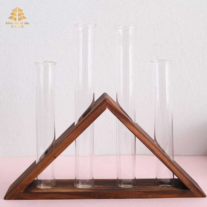 三角木质试管架子多孔试管架化学实验室仪器展示架现货批发定做