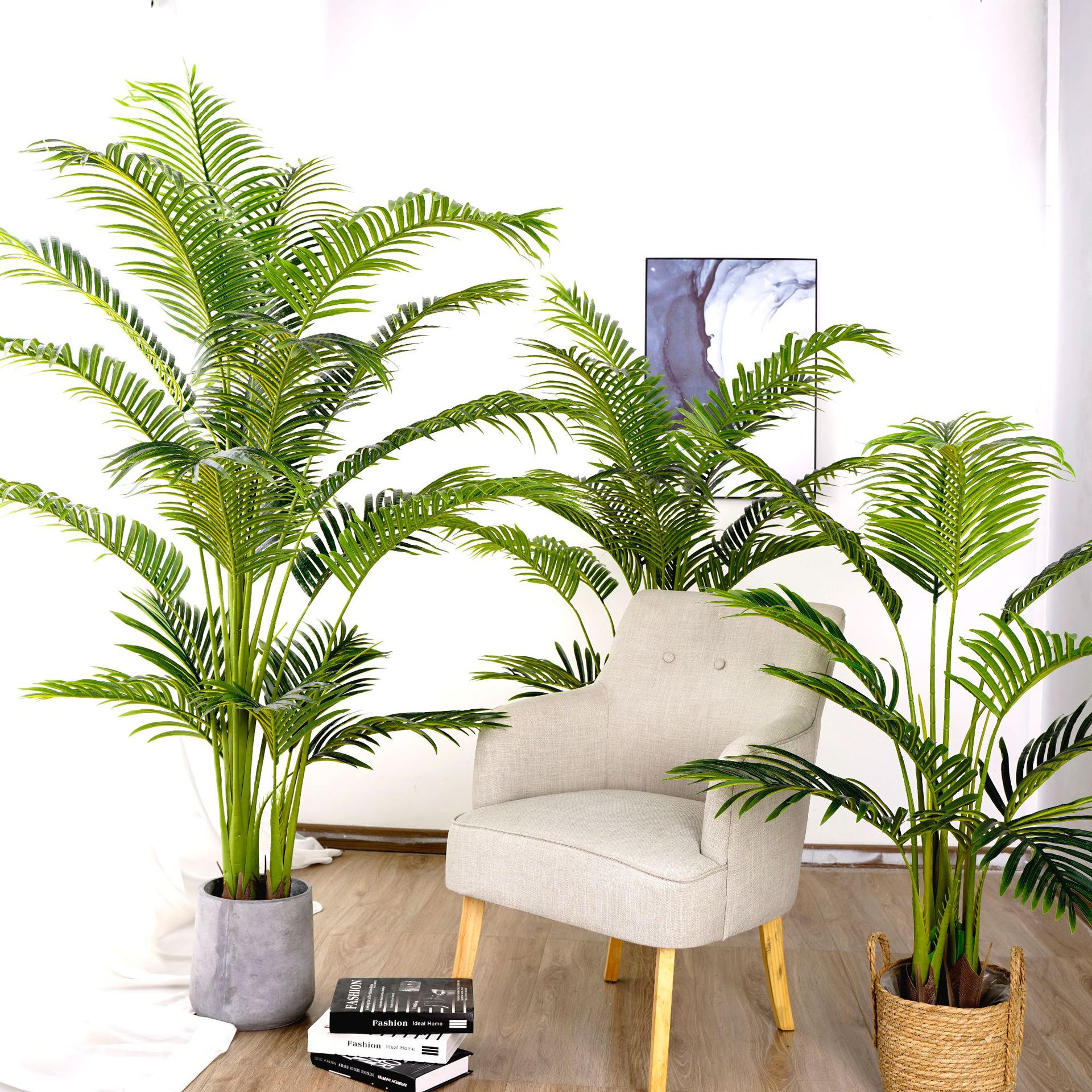 大型仿真凤尾葵凤尾竹散尾葵假树室内客厅落地绿植物盆栽装饰摆件