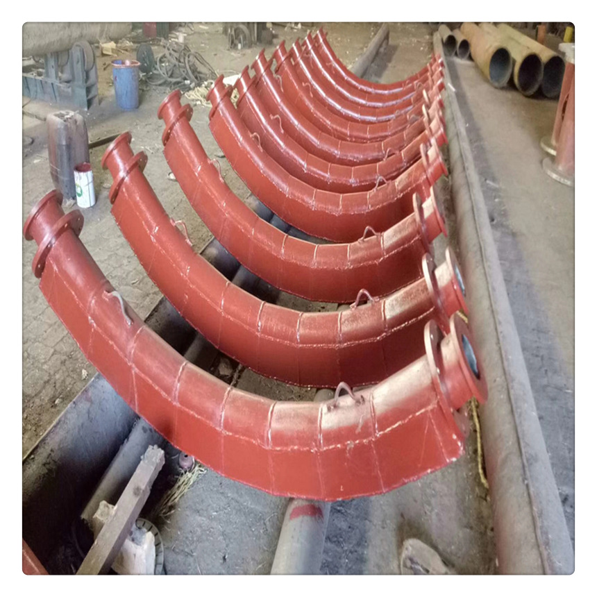 工厂专业生产堆焊耐磨弯头陶瓷内衬焊接弯头碳化硅耐磨焊接弯管