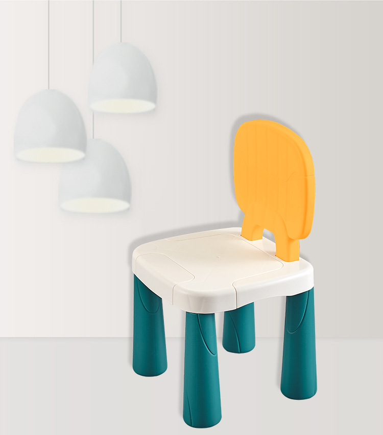 儿童椅子学习家用可拆防滑小板凳塑料积木男女孩幼儿宝宝益智玩具