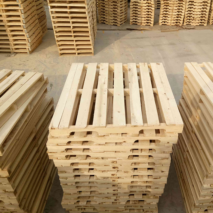 熏蒸仓储栈板物流仓库垫板二面进叉木卡板厂家供应美标木托盘