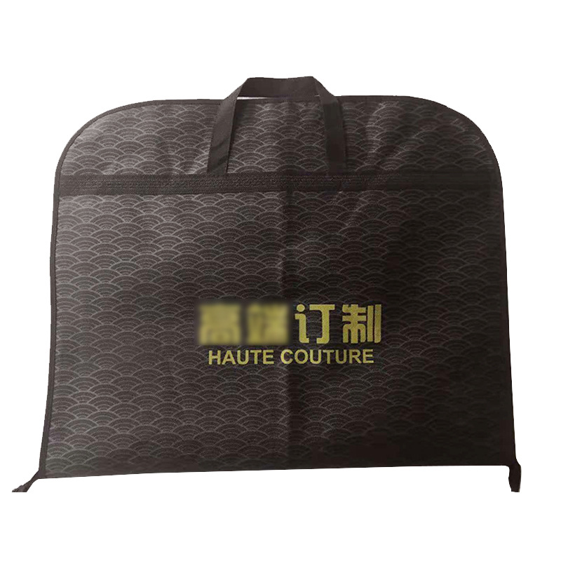 Factory Wholesale Nonwoven Fabric Garment Bag Clothes Dustproof Bag Thick Clothing Coat Storage Bag Suit Dust Cover