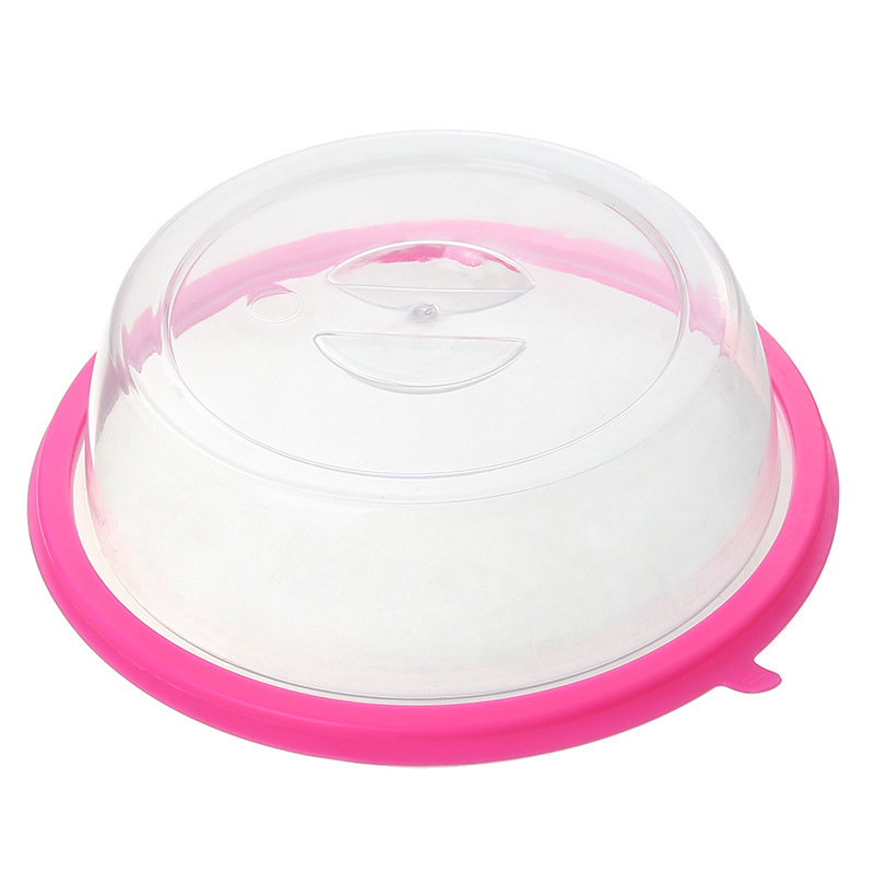 Overlay Silicone Fresh-Keeping Lid Transparent Transparent Bowl Cover Sealed Refrigerator Microwave Oven Dedicated for Heating round Splash-Proof Cover