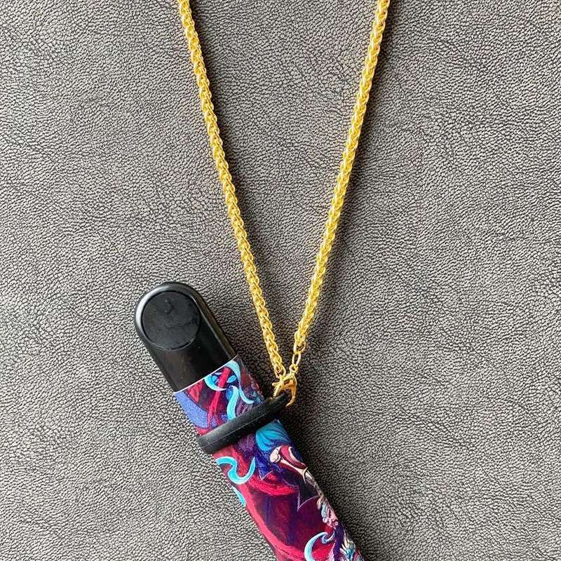 锐克relax电子烟具手机绳悦ke挂链吊绳 硅胶逼格圈柚子不锈钢挂绳