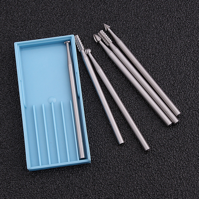 2.35柄德国钨钢铣刀 橄榄核微雕刻刀 电动镂空 微雕刀 牙针核雕刀