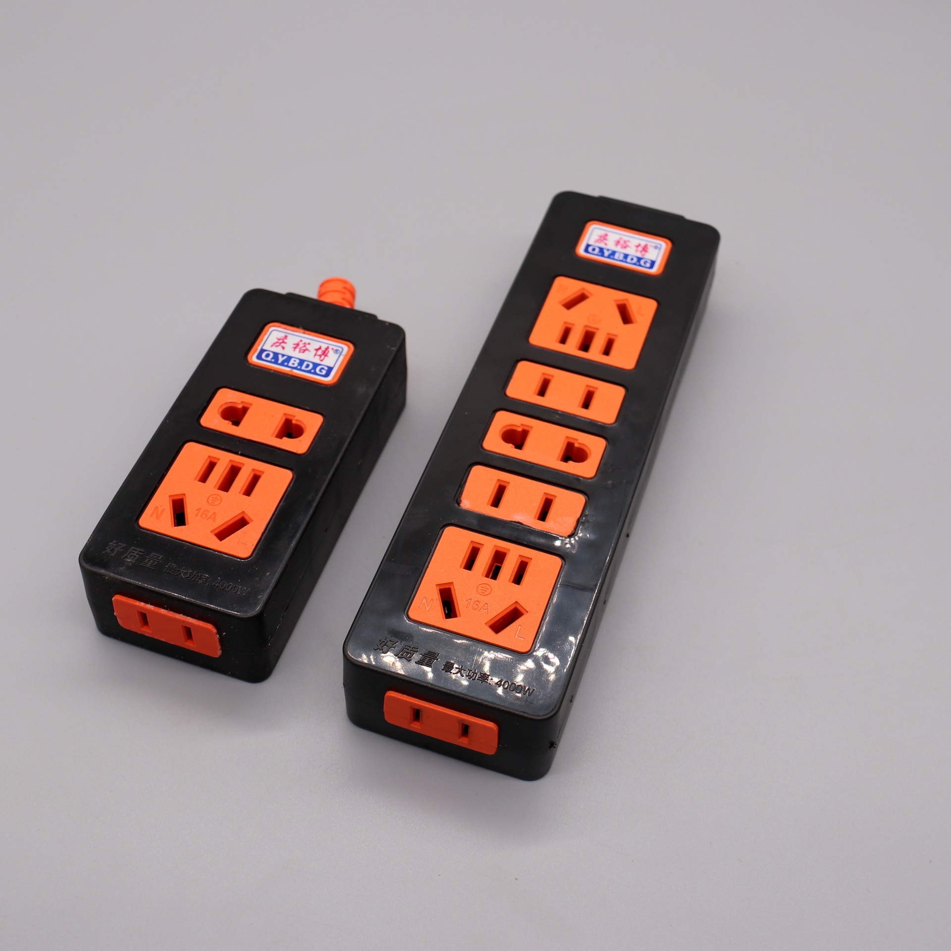 庆裕博 带弹簧 9孔18孔一体成型 棉湖九孔 插头插座