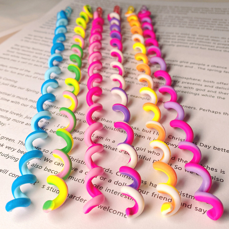 6条装儿童辫子发饰螺旋编发圈女童卷发盘发工具麻花辫子女孩发饰