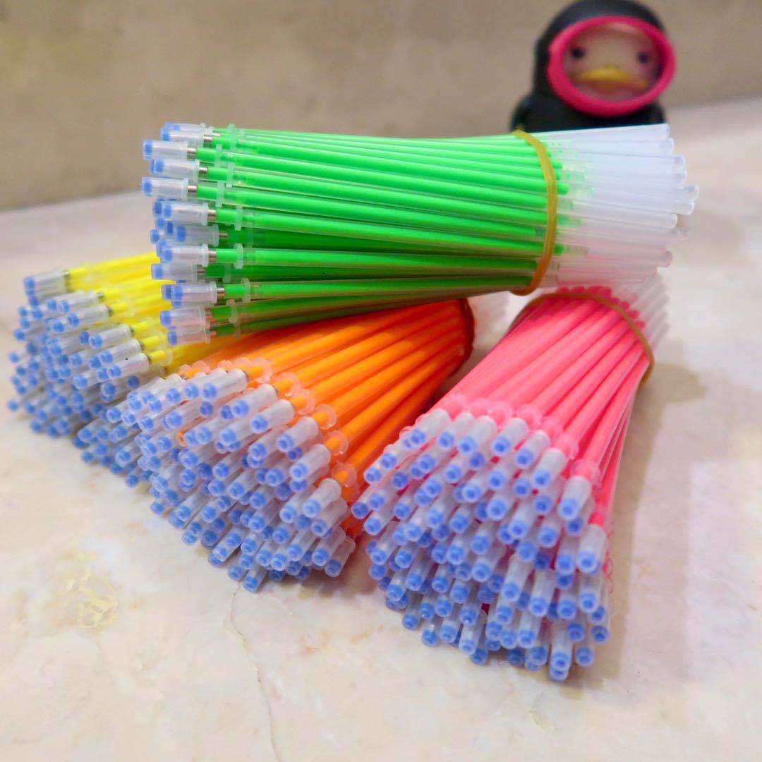 创意五色荧光笔芯替芯 高光绘画笔芯 学生涂鸦绘画笔