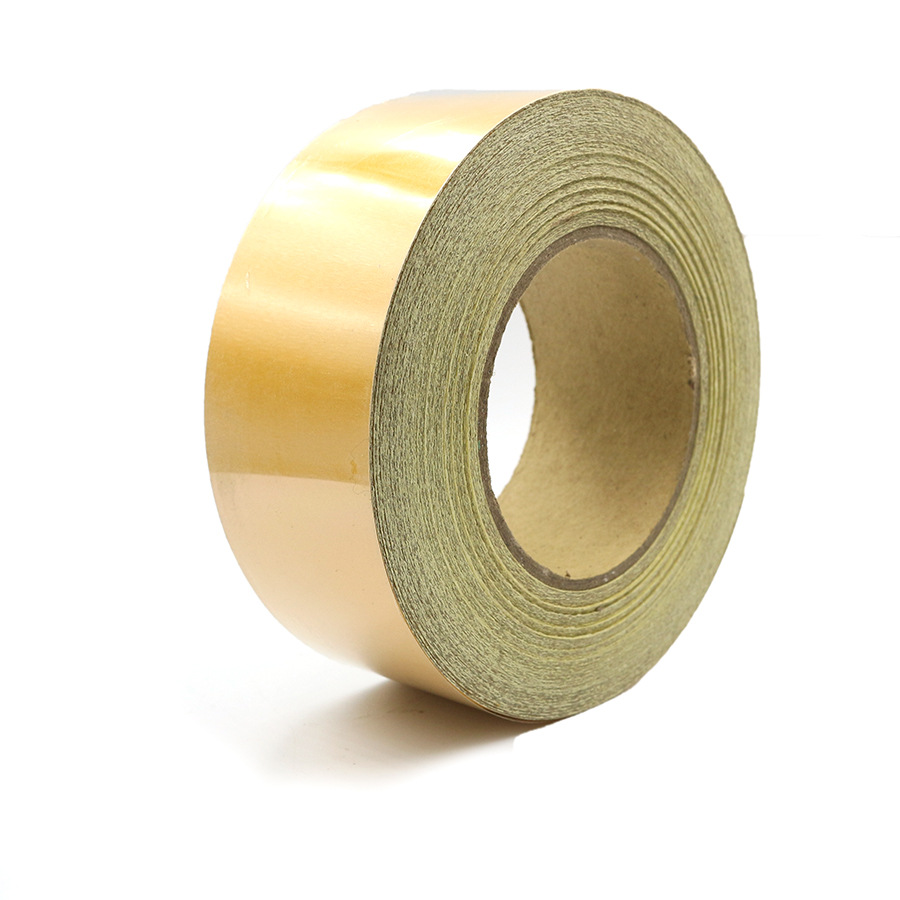 黄色反光纸50mm反光膜警示防护胶带交通警戒地贴标识划线地板胶带-阿