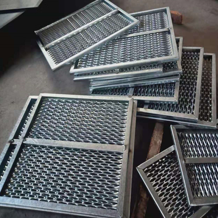 防滑板 4㎜鳄鱼嘴防滑板 车间机械防滑脚踏板 镀锌 碳钢材质