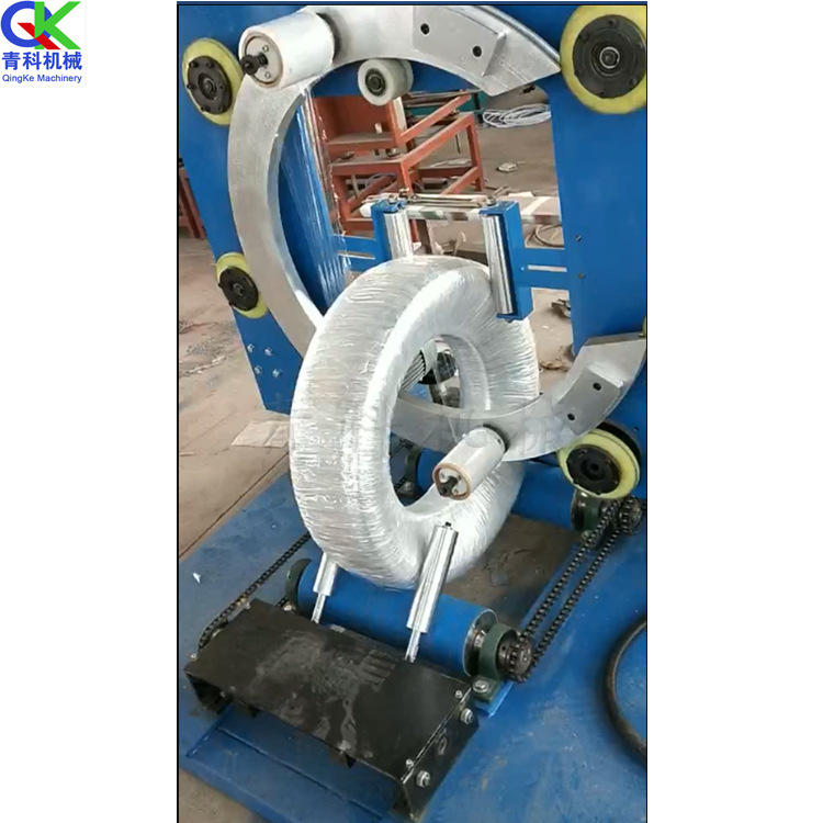 批发2022夏山东聊城高配型缠绕机整机质保三年缠绕机包装机拉伸膜缠绕