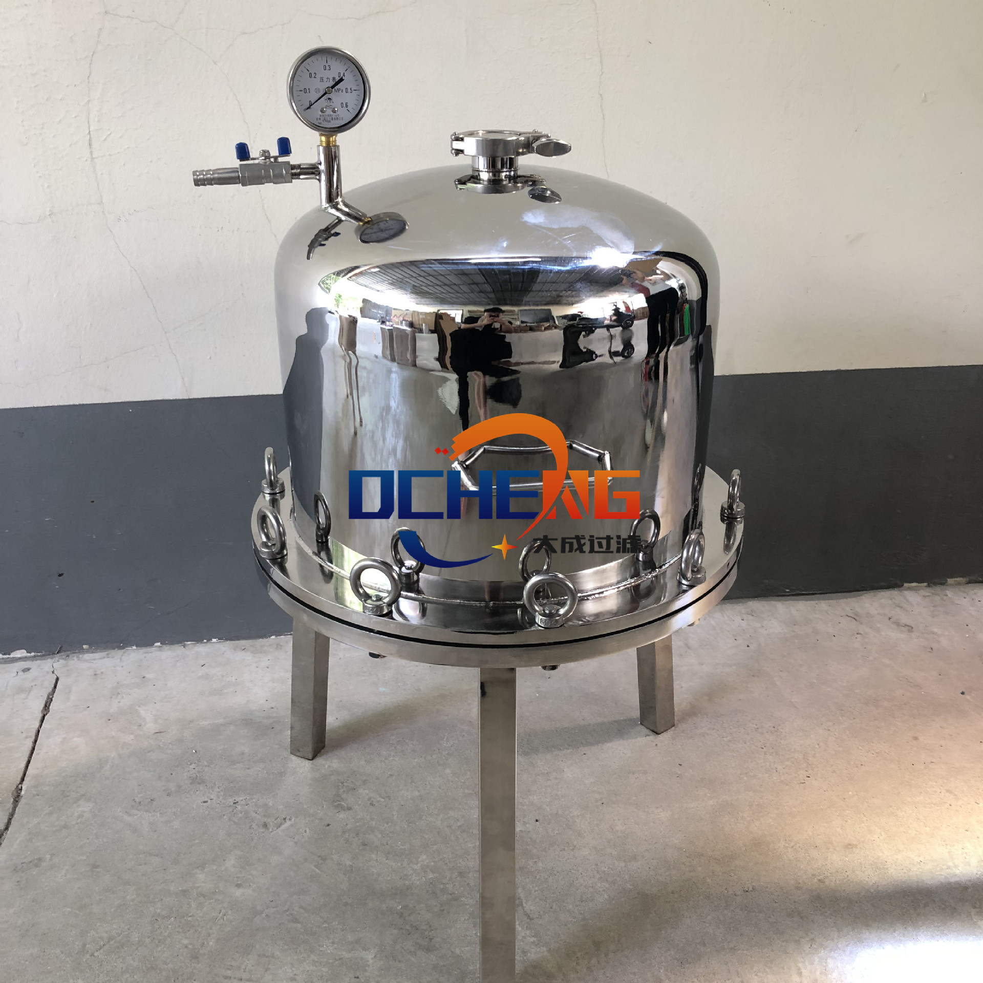 0成交170套不锈钢正压过滤器3l/5l桶式过滤器微孔滤膜实验室精密分离