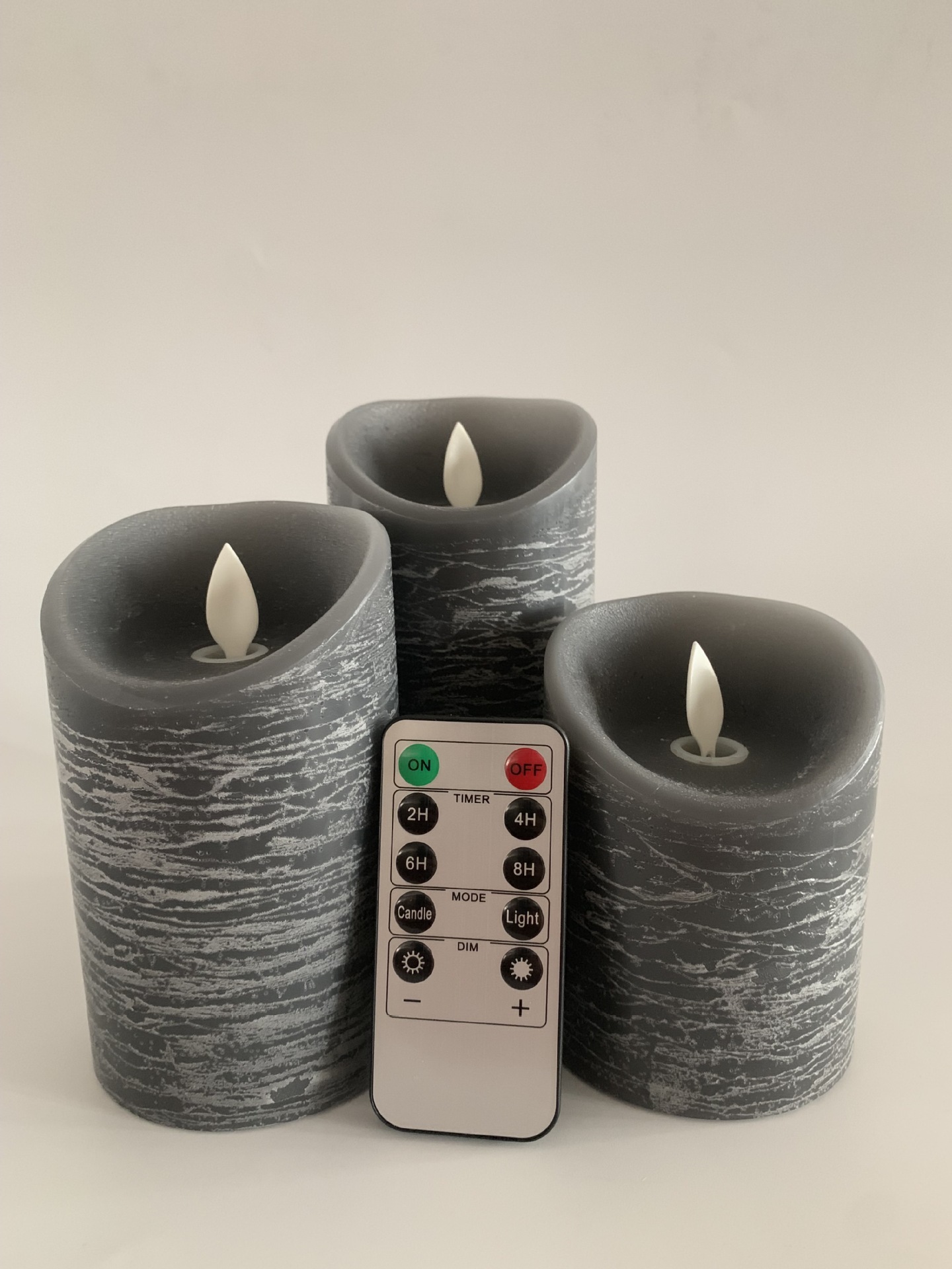 厂家直销遥控led电子蜡烛灯仿真灰色黑色摇摆家居酒店节庆