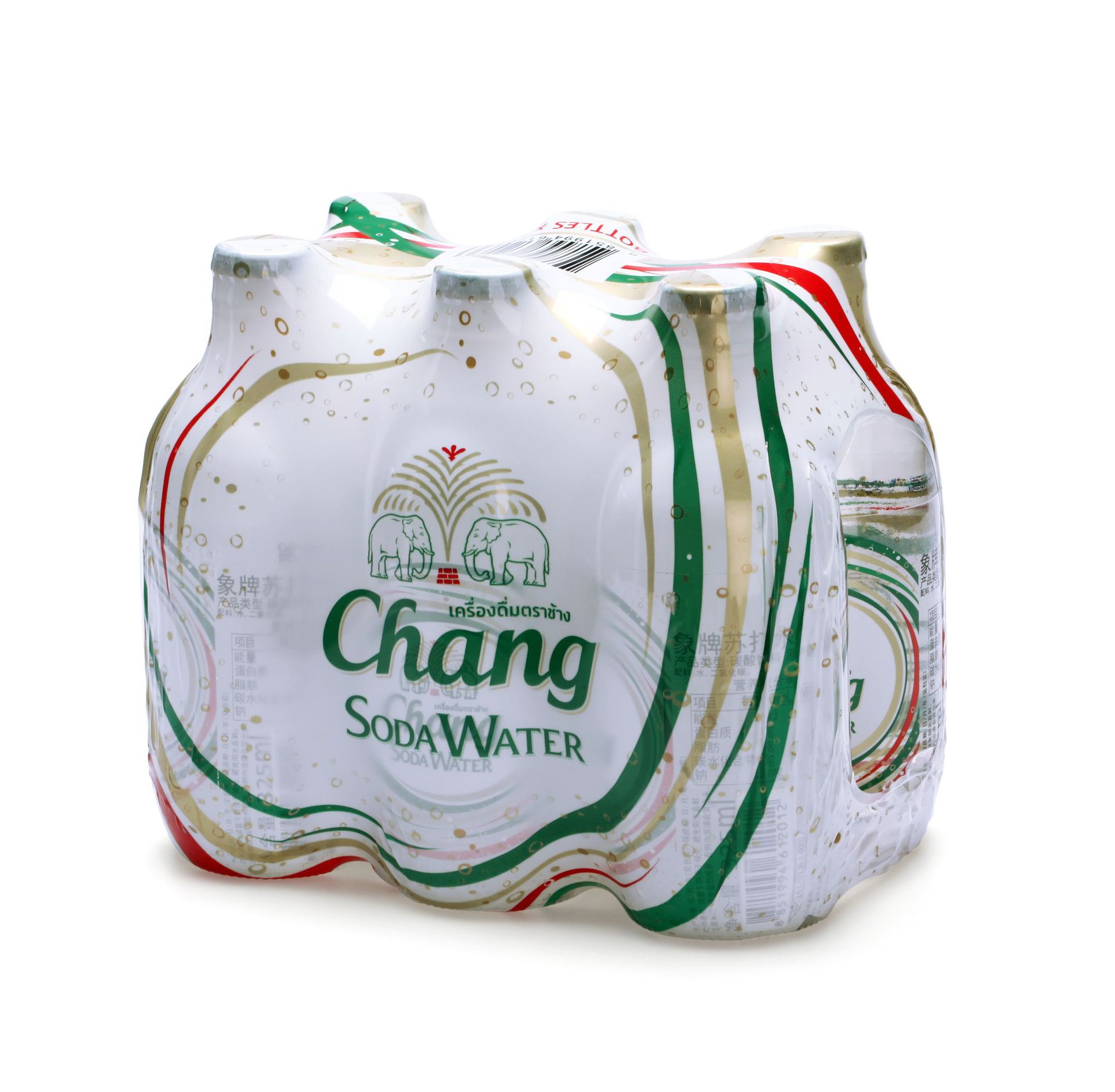 泰国大象 象牌柠檬苏打水碱性气泡水调酒饮料325ml*24瓶/箱