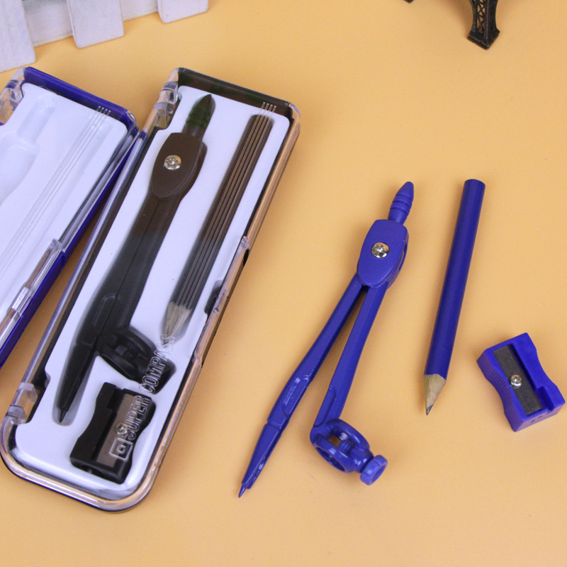 聪子圆规 188 可夹多种笔圆规 铅笔芯圆规学生考试用 铅笔圆规