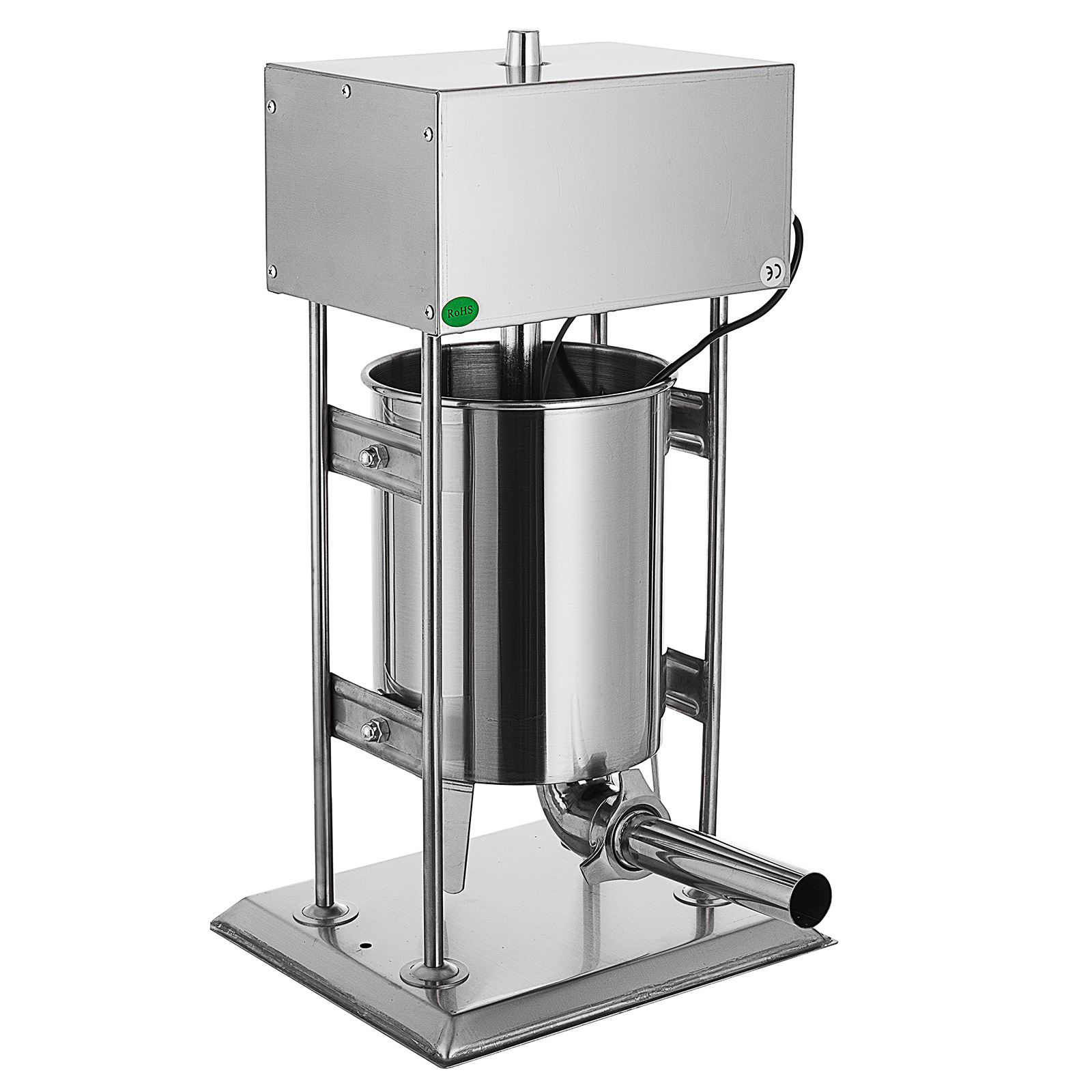 15l电动灌肠机 欧标台式灌香肠机 自动灌香肠器不锈钢灌腊肠设备