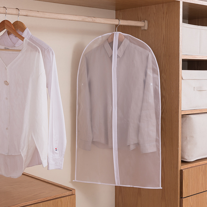 透明印花防水衣物防尘罩大衣防尘袋衣服挂衣袋西服防尘套收纳衣罩