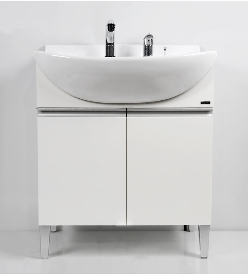 toto浴室柜组合ldsw753w抽拉龙头dl319梳洗大肚盆75cm落地式套装