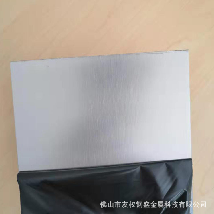 工厂批发201不锈钢磨砂板 喷砂钛金无抗指纹不锈钢板