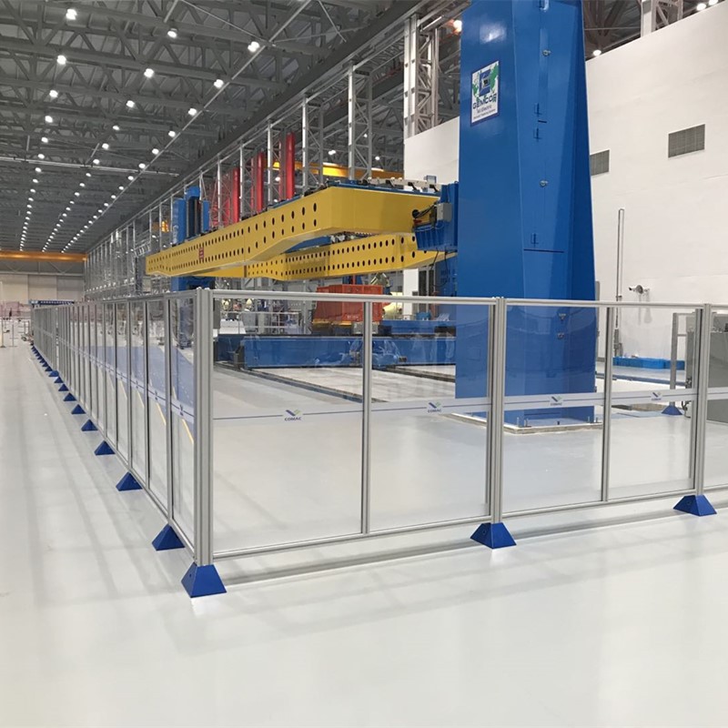 铝型材设备安全防护栏 安全围栏 车间仓库隔离网 上门测量