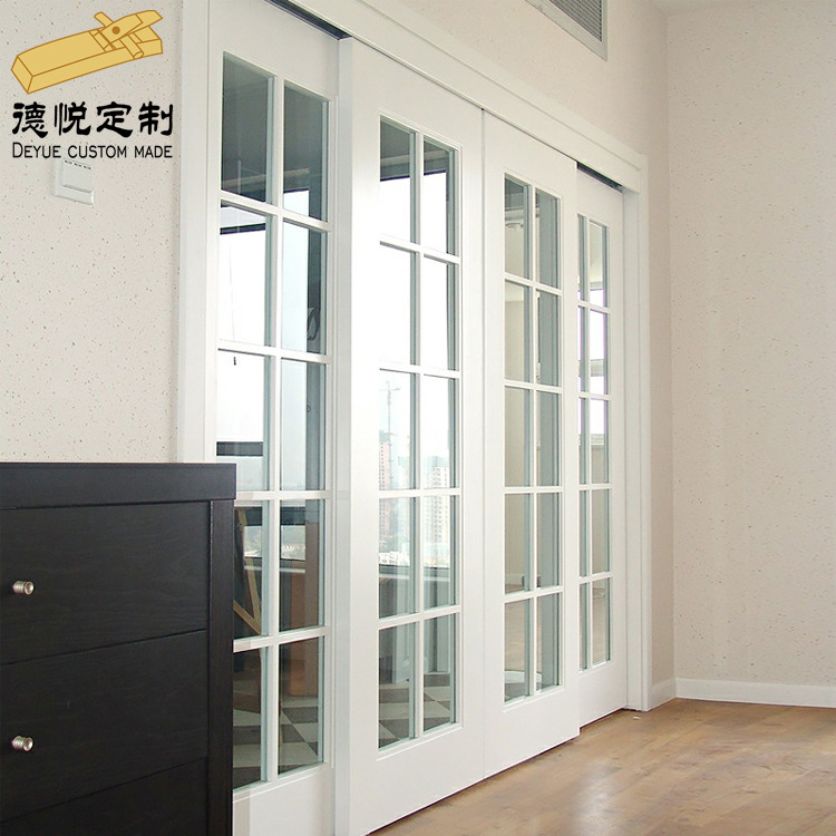 实木厨房推拉门厂家直销卫生间移门阳台玻璃推拉门
