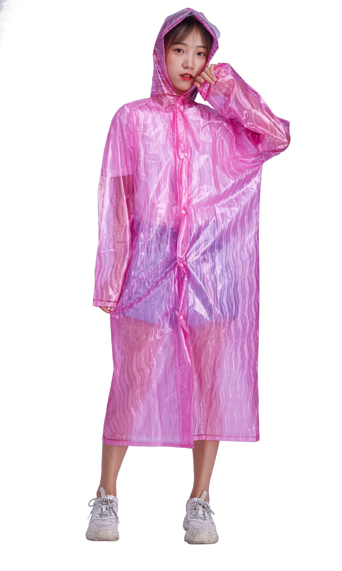 厂家专业生产 tpu热转印雨衣 非一次性雨衣 袋装户外便携便折叠