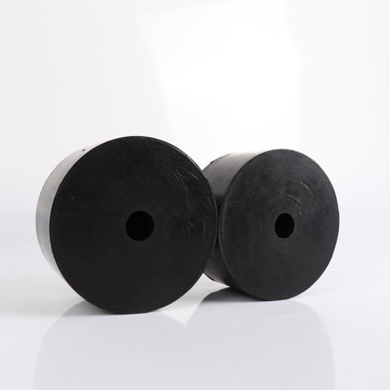 橡胶减震弹簧黑色橡胶缓冲胶垫块 橡胶墩橡胶制品橡胶减震器定制