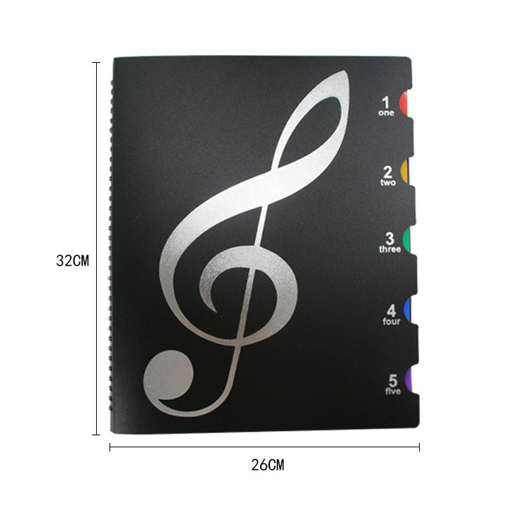 Multi-Function Change Music Folder Folder Color Inner Page Piano Score Music Folder Sub-Can Modify 20 Pages Pregnancy Test Book Sheet Music Folder Music Folder