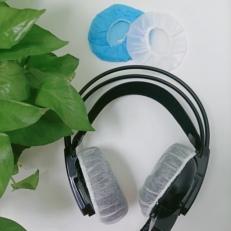 网吧网咖一次性耳套无纺布防尘罩头戴式耳机适用家用防汗套耳机罩
