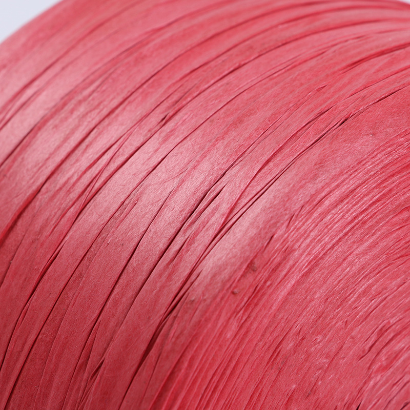 红色塑料打包捆扎绳 pp塑料绳扎口绳封口绳撕裂膜尼龙草绳打包绳