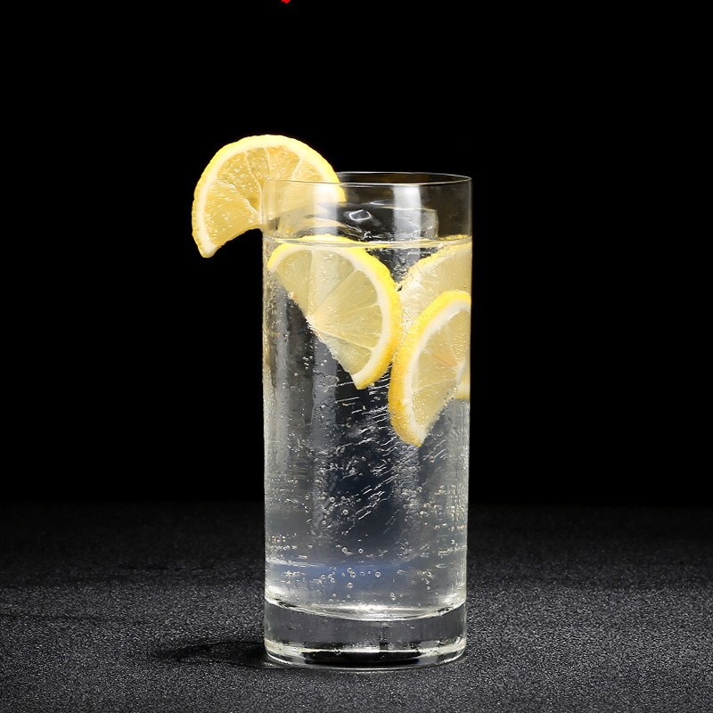 现货批发水晶薄款柯林杯金汤力直身鸡尾酒杯长饮杯果汁杯水杯