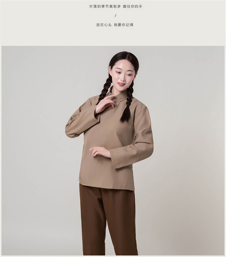 古代店小二百姓服装男成人话剧演出服家丁佣人酒店跑堂衣服成人女