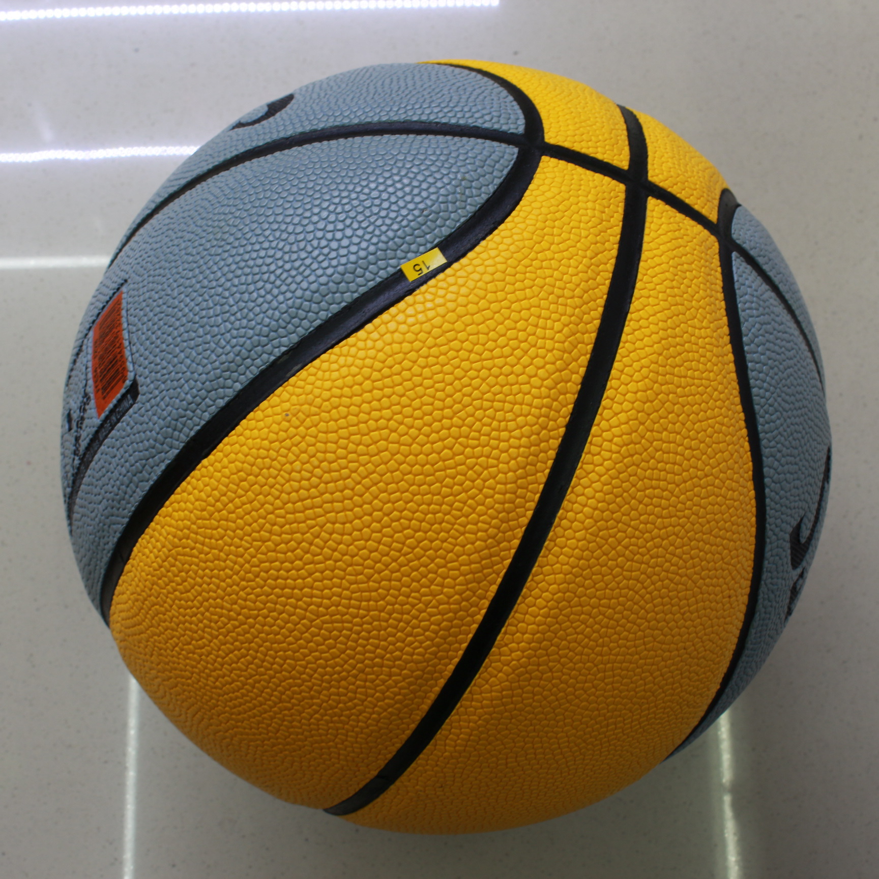 7号篮球黄灰色吸汗pu桔色篮球中学生大学生成人用可以定做可代发