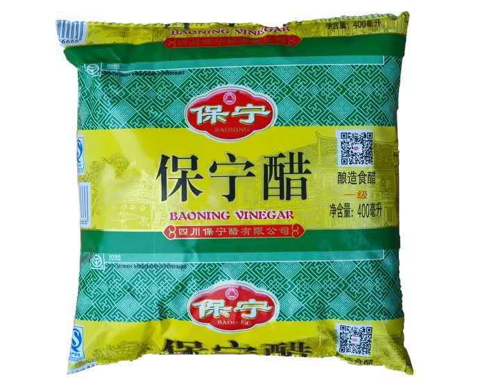 袋装保宁醋400ml条码6914789066666