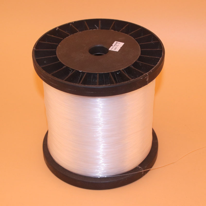 diy串珠材料透明线手工线水晶鱼线无弹力鱼丝线尼龙线1kg大桶