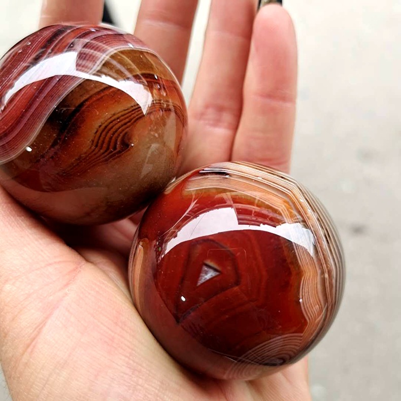 健身球玛瑙/手把件/中老年人保健按摩/把玩球